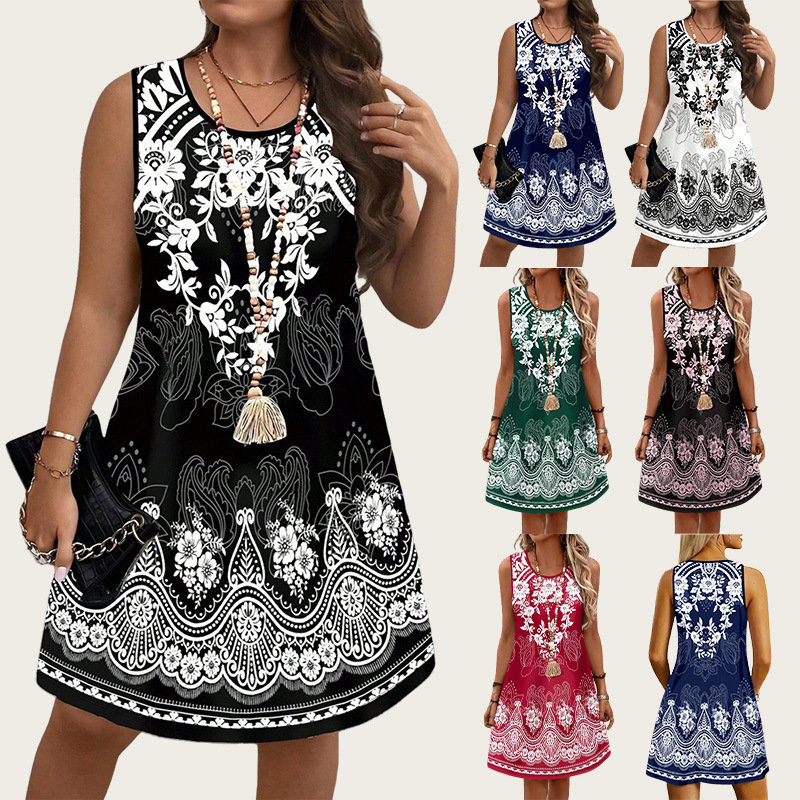 Ethnic Fashion Clothing - Ethnic Style Vintage Dresses 2026 Summer