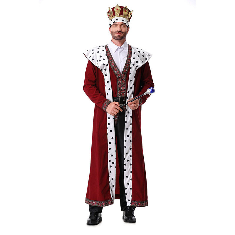 Ethnic Fashion Clothing - Medieval King's Robe Costume Royal Nobleman