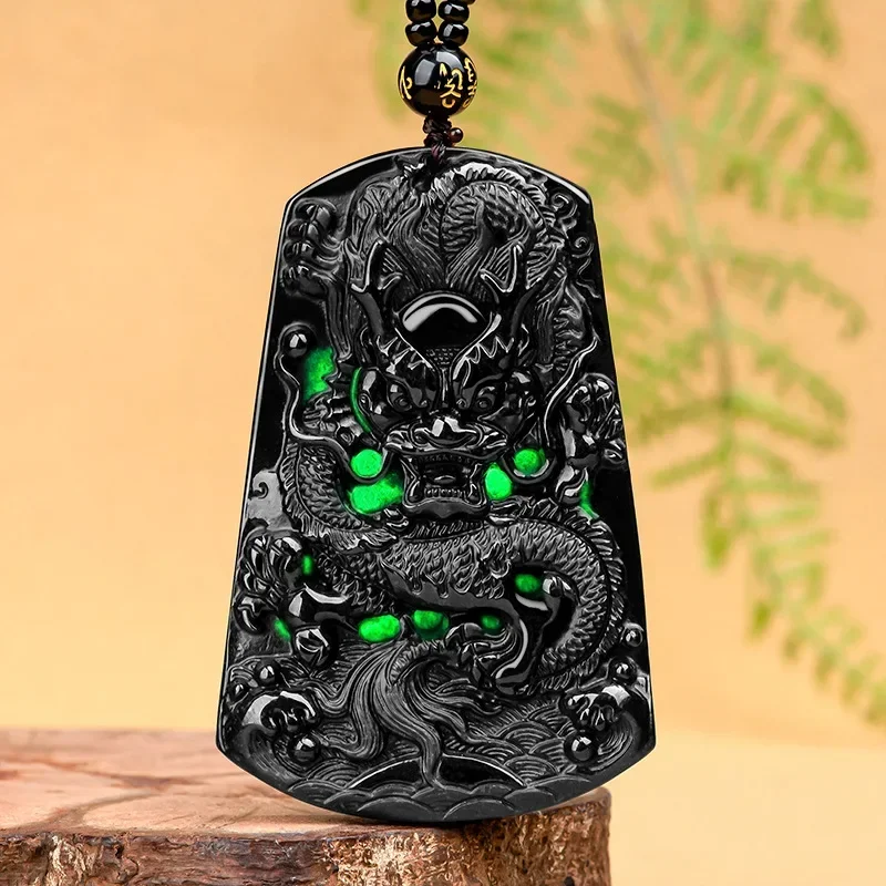Ethnic Fashion Brand - Natural A Goods Pendant Ink Jade