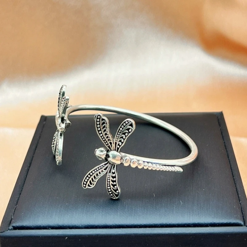 Ethnic Fashion Trend - Retro Trend Personality Creative Dragonfly Open