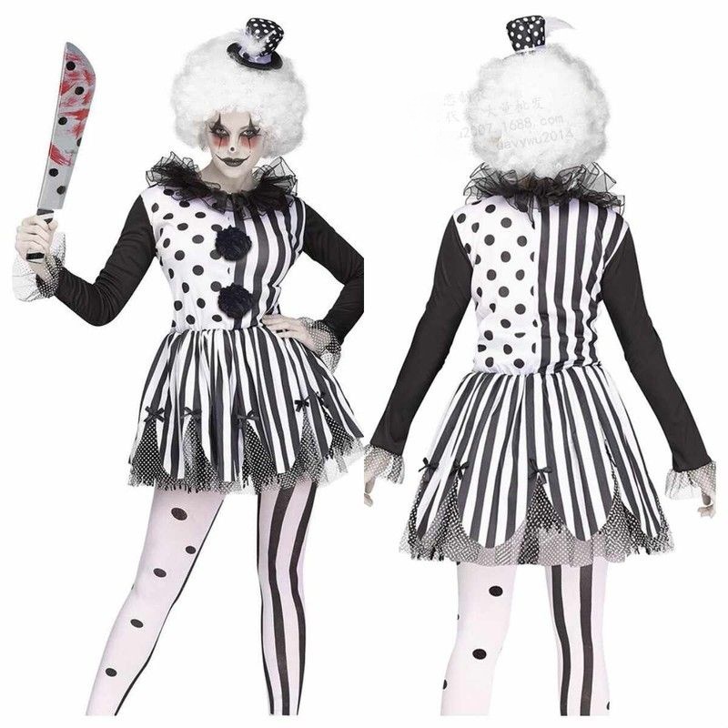 New Ethnic Fashion - New Black And White Clown Dress
