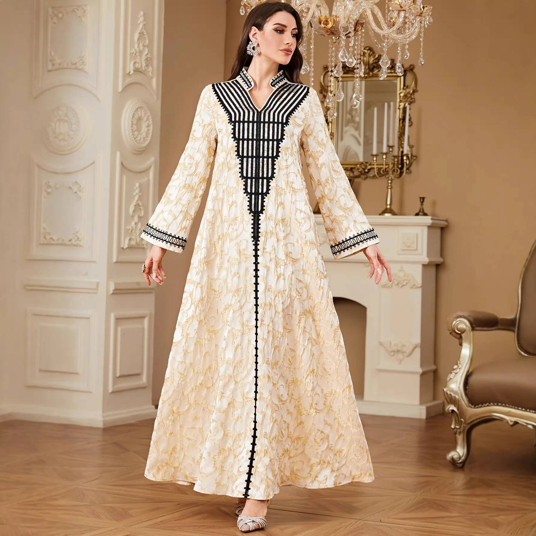 Urban Commuting Embroidered V- - огляд і ціна Urban Ethnic Fashion