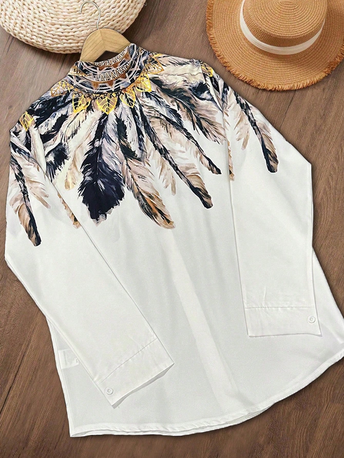 Women's Western ethnic print f - огляд і ціна Ethnic Fashion Clothing