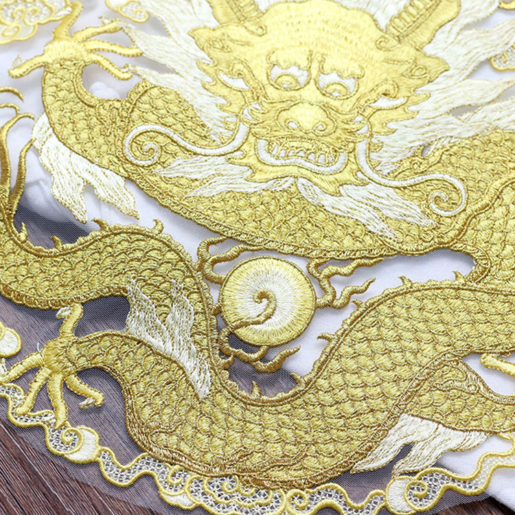 Golden thread dragon circular  - огляд і ціна Ethnic Fashion Clothing