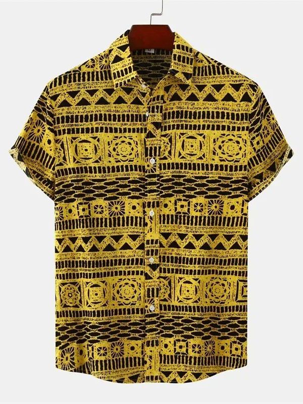 Men's Ethnic Style Short Sleev - огляд і ціна Urban Ethnic Fashion