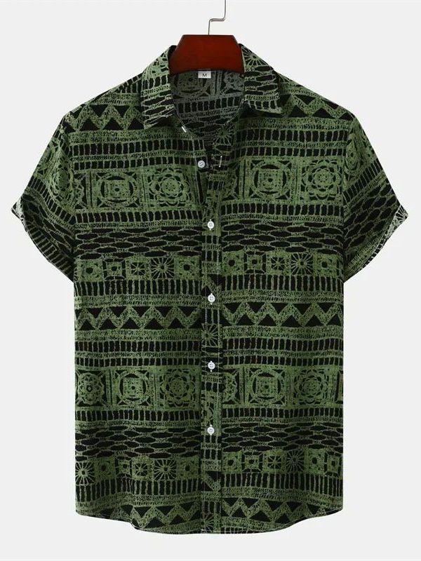 Men's Ethnic Style Short Sleev - огляд і ціна Urban Ethnic Fashion