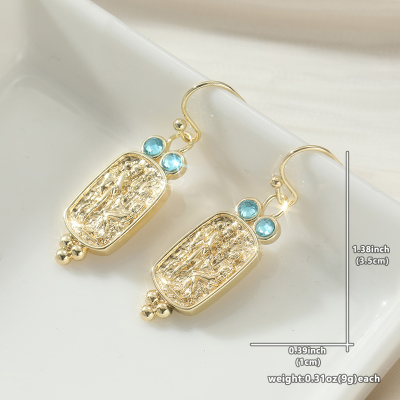 Vintage Inlaid Sea Blue CZ Dan - огляд і ціна Ethnic Wear In Fashion