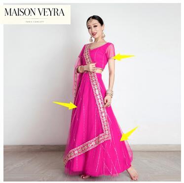 India Women's Saree Embroidery - огляд і ціна Saree Georgette Women
