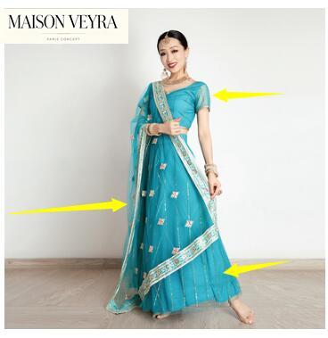 India Women's Saree Embroidery - огляд і ціна Saree Georgette Women