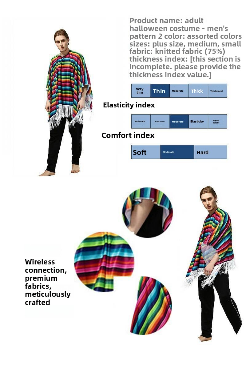 Adult Halloween Cape Ethnic St - огляд і ціна Ethnic Fashion Brand