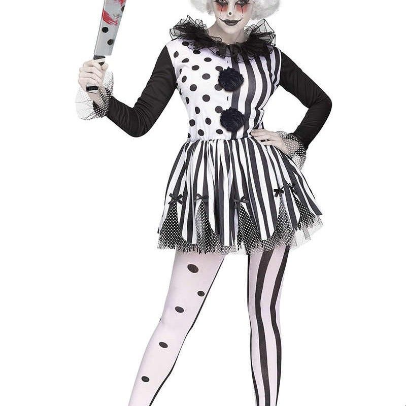 New Black And White Clown Dres - огляд і ціна New Ethnic Fashion